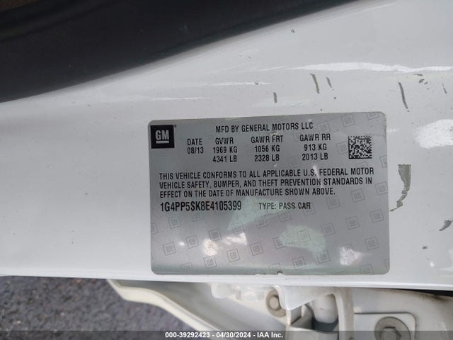 1G4PP5SK8E4105399 Buick Verano