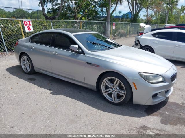 Aukcja sprzedaży 2015 Bmw 640i Gran Coupe, vin: WBA6A0C53FD318126, numer aukcji: 39292988