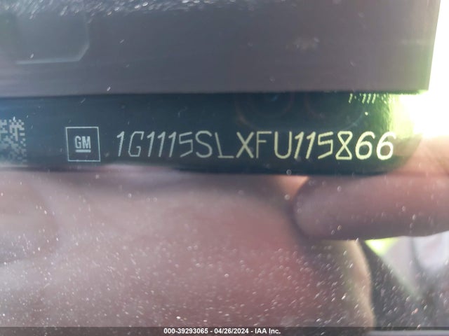 Chevrolet IMPALA 1LT 2015 1G1115SLXFU115866 Image 9