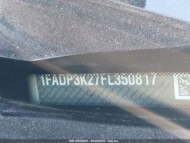 1FADP3K27FL350817 Ford FOCUS SE