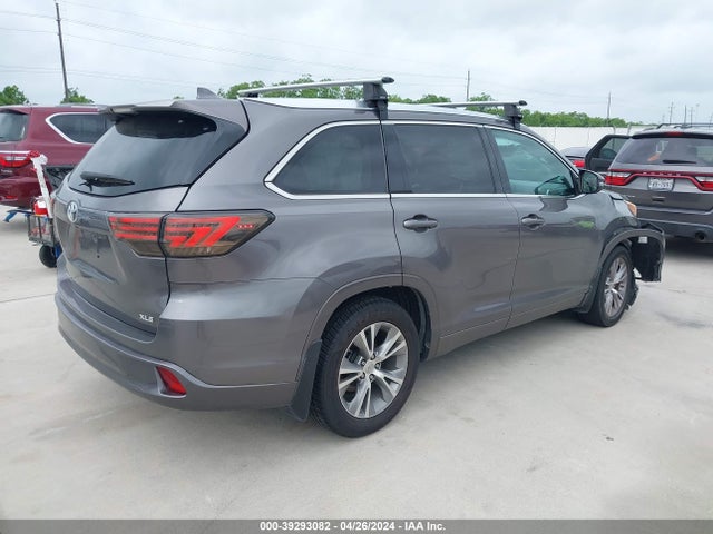 Toyota Highlander Xle V6 2014 5TDKKRFH5ES020219 Image 4