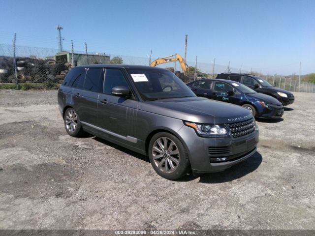 2016 Land Rover Range Rover 3.0l V6 Supercharged მანქანა იყიდება აუქციონზე, vin: SALGR2PFXGA286057, აუქციონის ნომერი: 39293096