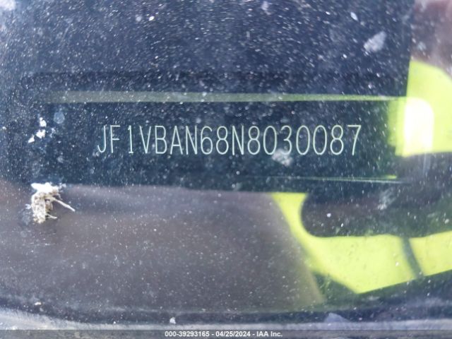 JF1VBAN68N8030087 Subaru Wrx Limited
