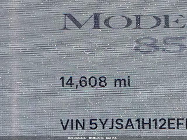 5YJSA1H12EFP30459 Tesla Model S P85
