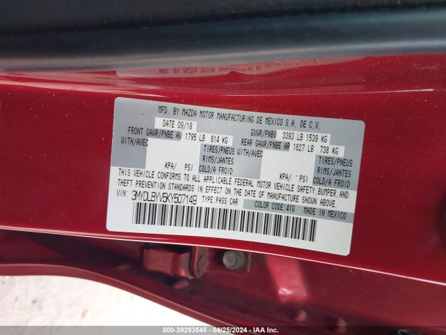 Toyota YARIS LE 2019 3MYDLBYV5KY507149 Image 9