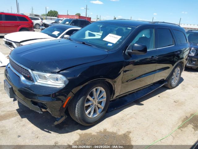 1C4RDHAG9NC102411 Dodge Durango Sxt Rwd