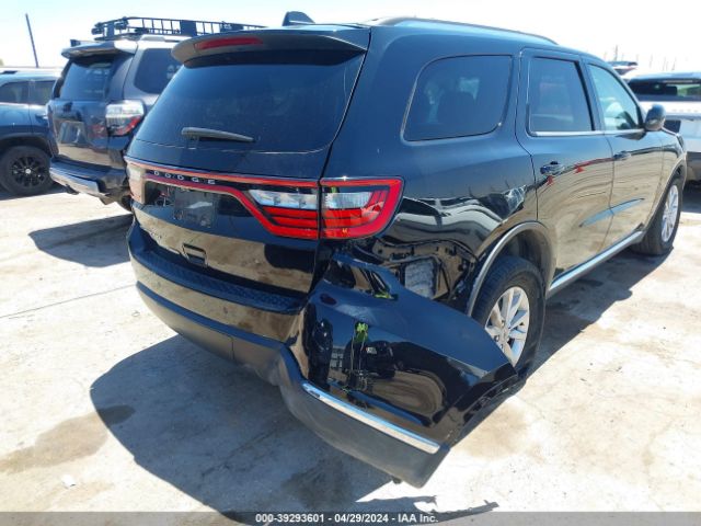 1C4RDHAG9NC102411 Dodge Durango Sxt Rwd