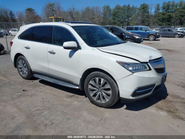 Aukcja sprzedaży 2015 Acura Mdx Technology Package, vin: 5FRYD4H49FB008158, numer aukcji: 39293873