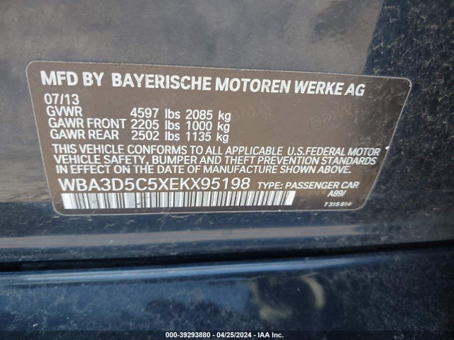 WBA3D5C5XEKX95198 BMW 328d Xdrive