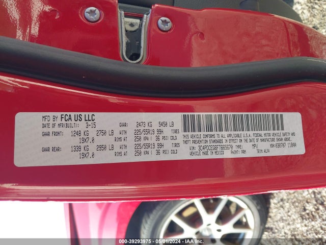 3C4PDCEG6FT665670 Dodge Journey R/t