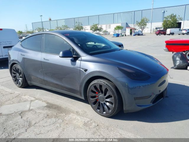 Продажа на аукционе авто 2022 Tesla Model Y Performance Dual Motor All-wheel Drive, vin: 7SAYGDEF9NF347020, номер лота: 39294504