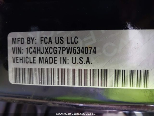 2023 JEEP WRANGLER 1C4HJXCG7PW634074 Photo 8