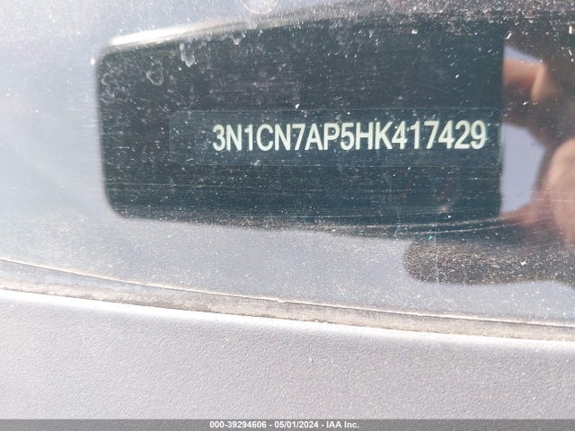Nissan Versa 1.6 Sv 2017 3N1CN7AP5HK417429 Image 9