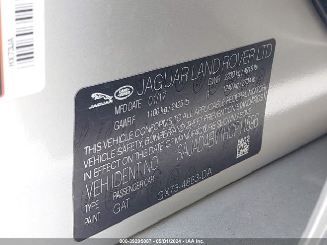 SAJAD4BV1HCP11596 Jaguar Xe 35t Premium