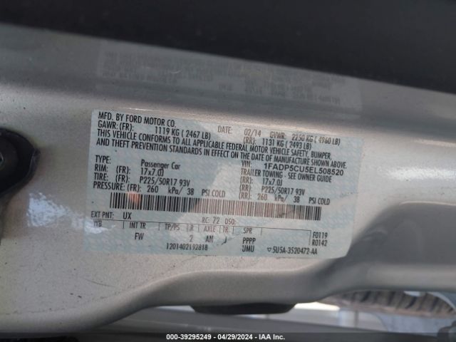 1FADP5CU5EL508520 Ford C-max Energi Sel