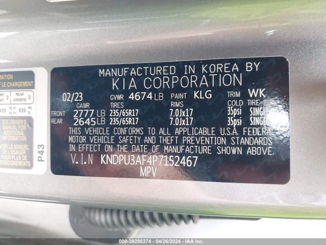 KIA Sportage Lx 2023 KNDPU3AF4P7152467 Image 9