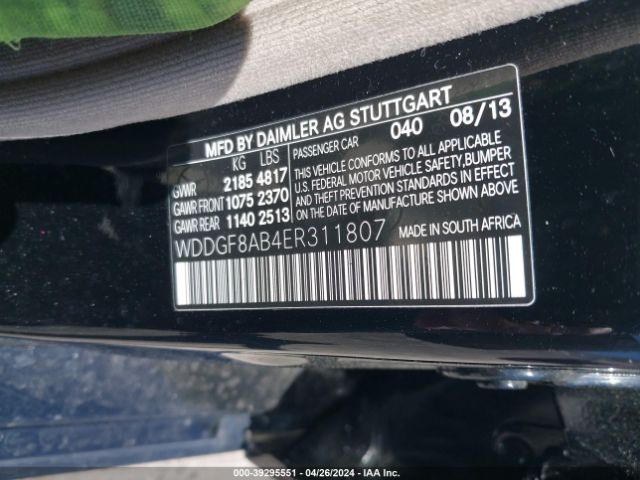 WDDGF8AB4ER311807 Mercedes-Benz C 300 Luxury 4matic/sport 4matic