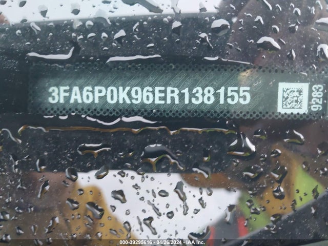 Ford Fusion Titanium 2014 3FA6P0K96ER138155 Image 9