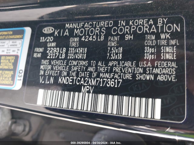 KIA Seltos Sx Turbo 2021 KNDETCA2XM7173617 Image 9