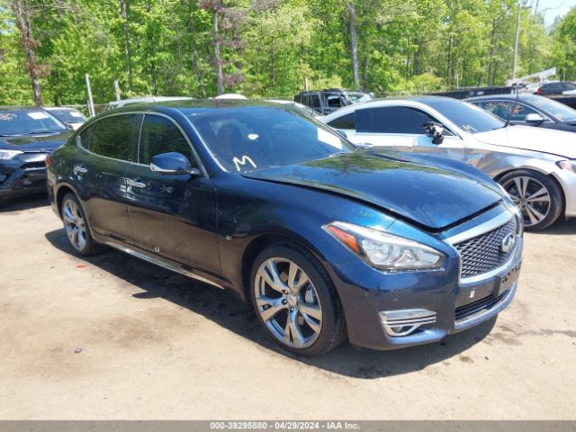 39295880 :رقم المزاد ، JN1BY1PR1HM210030 vin ، 2017 Infiniti Q70l 3.7x مزاد بيع