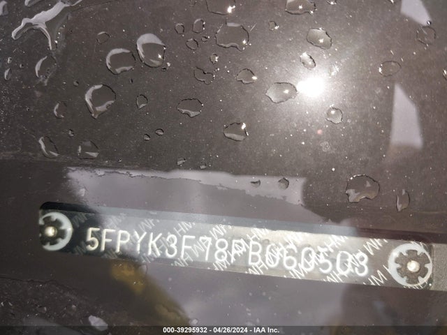 Honda Ridgeline Rtl-e 2023 5FPYK3F78PB060503 Image 9