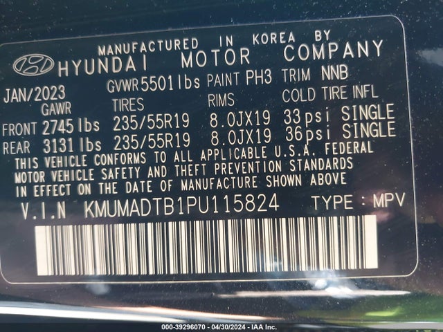 Genesis Gv70 2.5t Awd 2023 KMUMADTB1PU115824 Image 9