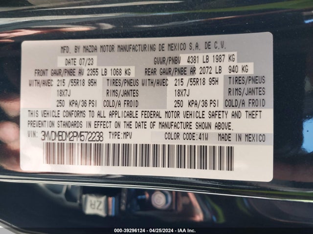 Mazda Cx-30 2.5 S Premium 2023 3MVDMBDM2PM572238 Image 9