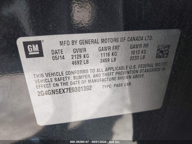 2G4GN5EX7E9301392 Buick Regal Turbo/e-assist Premium I
