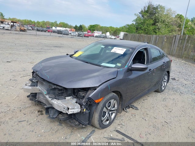 Honda Civic Lx 2017 2HGFC2F56HH548500 Image 2