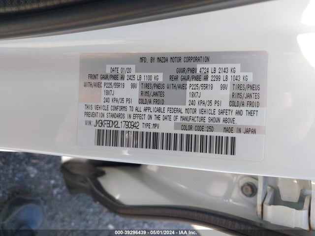 JM3KFBDM2L1790942 Mazda Cx-5 Grand Touring