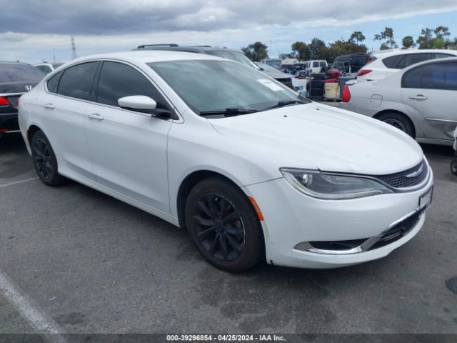 2015 Chrysler 200 C მანქანა იყიდება აუქციონზე, vin: 1C3CCCCBXFN739752, აუქციონის ნომერი: 39296854