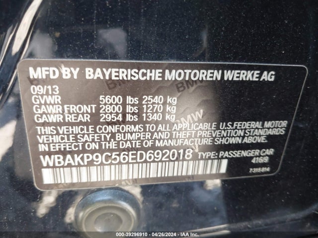 WBAKP9C56ED692018 BMW 550i Xdrive