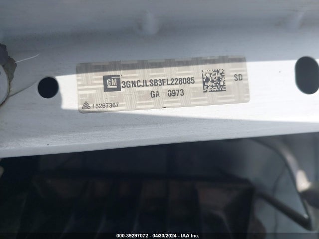 Chevrolet Trax Lt 2015 3GNCJLSB3FL228085 Image 9