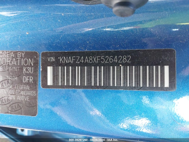 KIA FORTE EX 2015 KNAFZ4A8XF5264282 Image 9