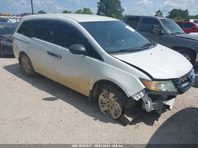 2016 Honda Odyssey Lx მანქანა იყიდება აუქციონზე, vin: 5FNRL5H24GB052437, აუქციონის ნომერი: 39297617