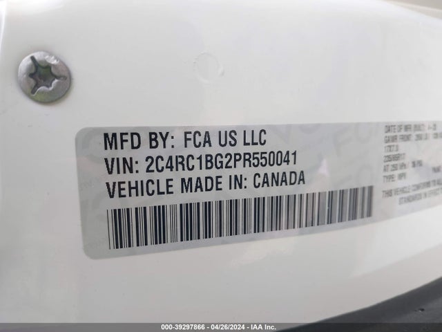Chrysler Pacifica Touring L 2023 2C4RC1BG2PR550041 Image 9