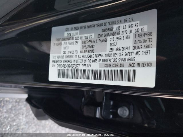 3MVDMBCM2RM626237 Mazda Cx-30 2.5 S Preferred Package