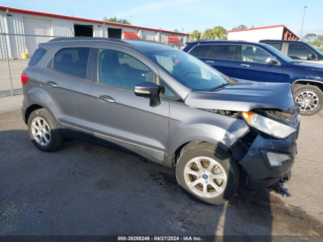 Auction sale of the 2018 Ford Ecosport Se, vin: MAJ3P1TE2JC211048, lot number: 39298246