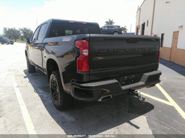 Chevrolet Silverado 1500 4wd  Short Bed Custom Trail Boss 2021 1GCPYCEF2MZ220179 Image 3