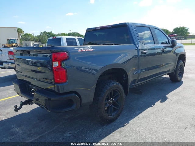 Chevrolet Silverado 1500 4wd  Short Bed Custom Trail Boss 2021 1GCPYCEF2MZ220179 Image 4