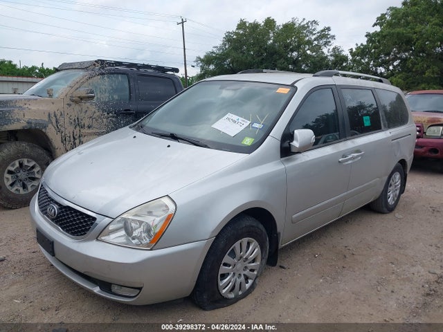 KIA SEDONA LX 2014 KNDMG4C7XE6584456 Image 2