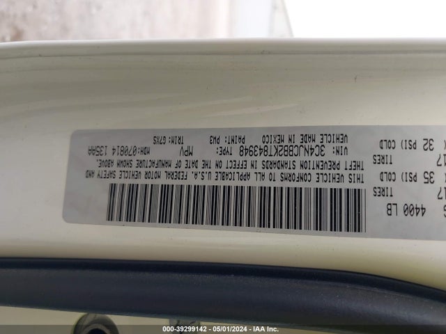 3C4NJCBB2KT843948 Jeep Compass Latitude Fwd
