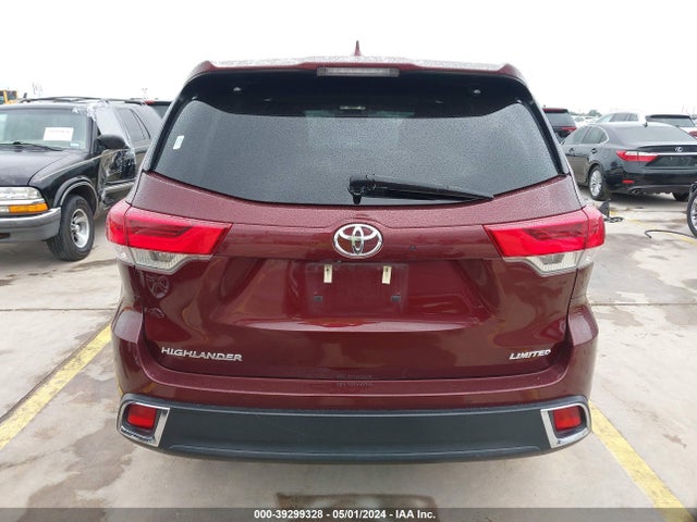 Toyota Highlander Limited 2018 5TDYZRFH1JS236200 Image 17