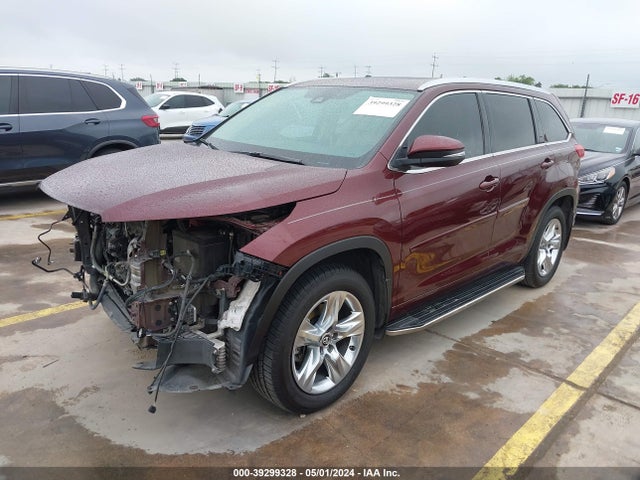 Toyota Highlander Limited 2018 5TDYZRFH1JS236200 Image 2