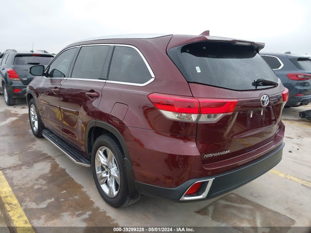 Toyota Highlander Limited 2018 5TDYZRFH1JS236200 Image 3