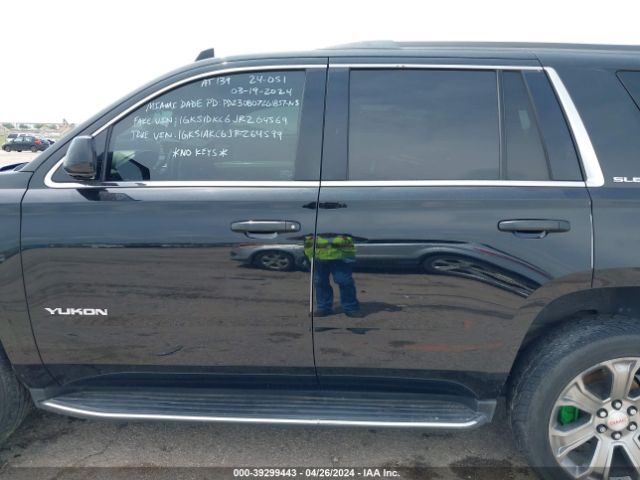 1GKS1AKC6JR264599 GMC YUKON SLE