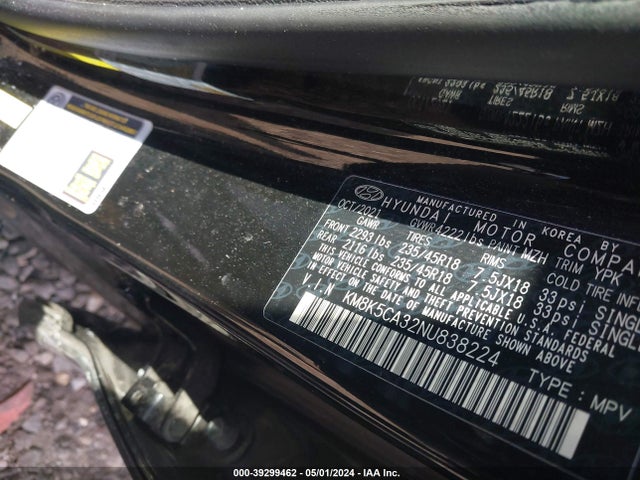 Hyundai Kona Limited 2022 KM8K5CA32NU838224 Image 9