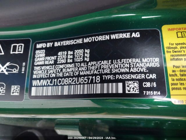 WMWXJ1C08R2U65718 Mini Clubman Cooper S