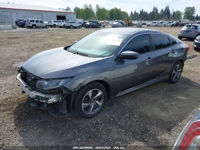 Honda Civic Lx 2019 2HGFC2F69KH574055 Image 2