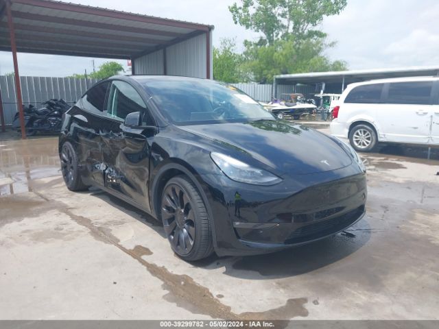 Auction sale of the 2022 Tesla Model Y Performance Dual Motor All-wheel Drive, vin: 7SAYGDEF4NF572607, lot number: 39299782
